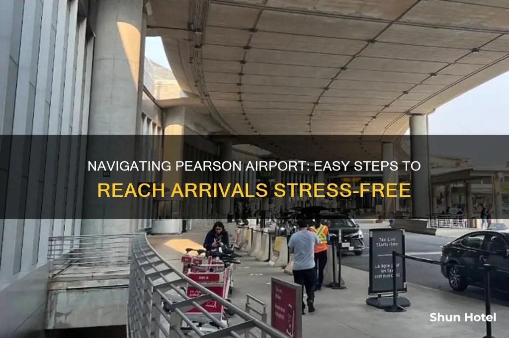 how to get to arrivals at pearson airport