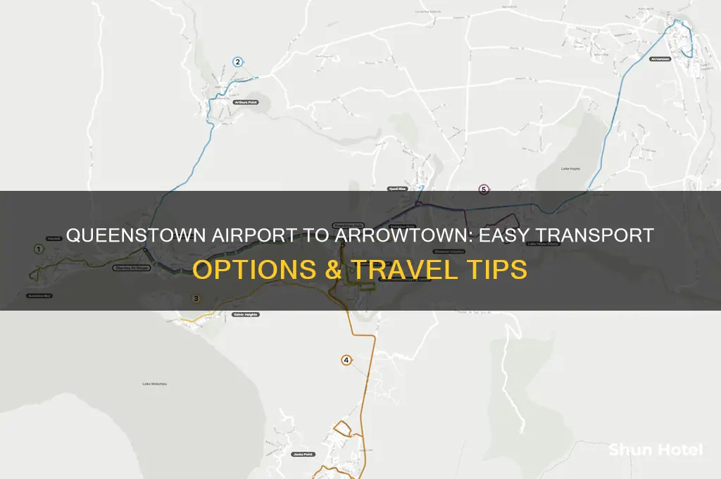 how to get to arrowtown from queenstown airport