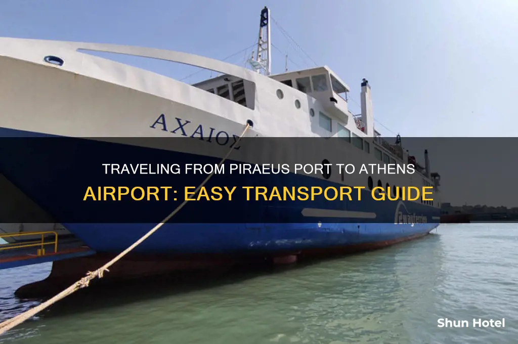 how to get to athens airport from piraeus port