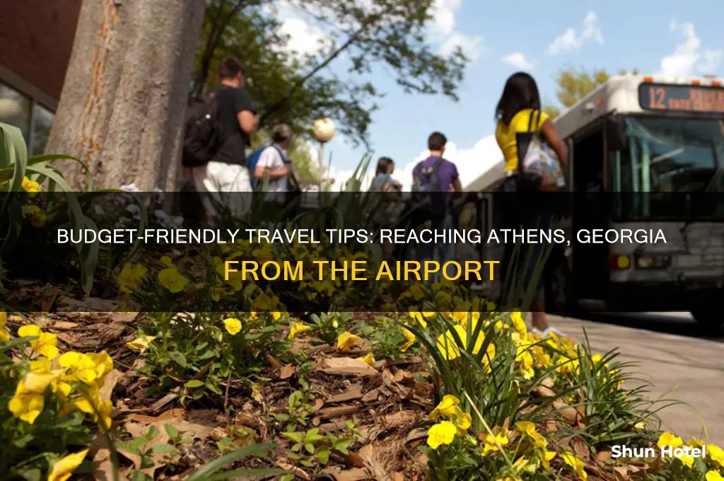 how to get to athens georgia from the airport cheaply