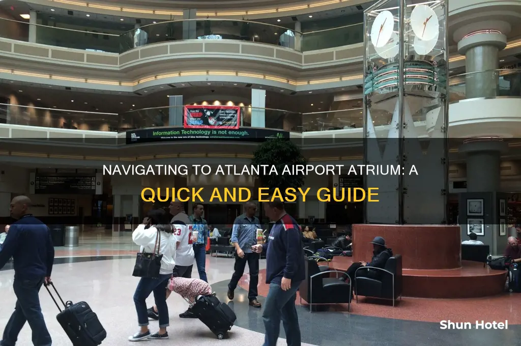 how to get to atlanta airport atrium