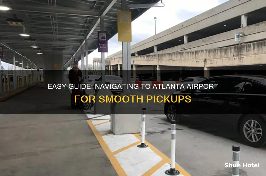 how to get to atlanta airport to pick someone up