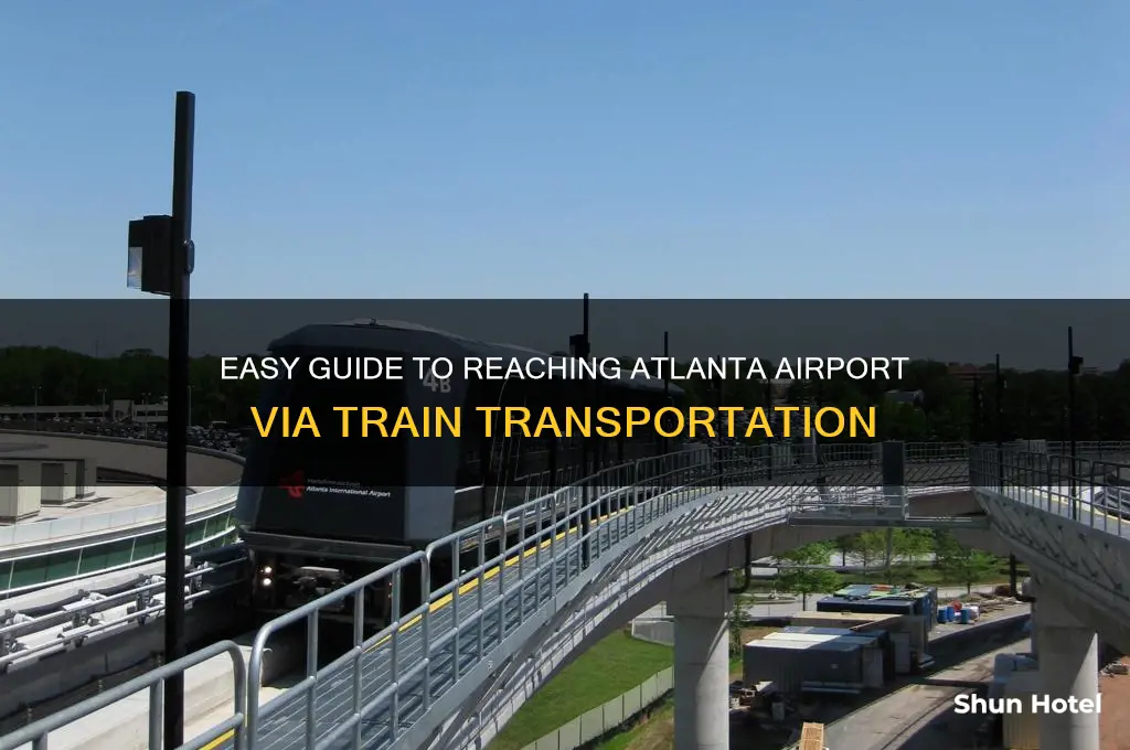 how to get to atlanta airport train