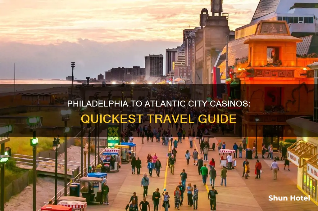 how to get to atlantic city casinos from philadelphia airport