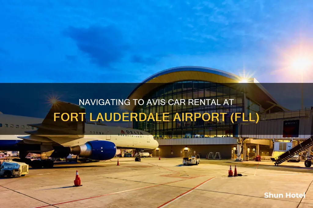 how to get to avis at fll airport