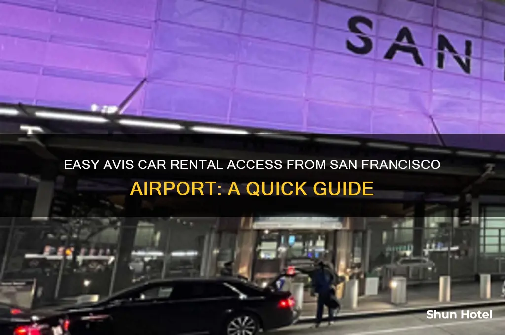 how to get to avis from san francisco airport