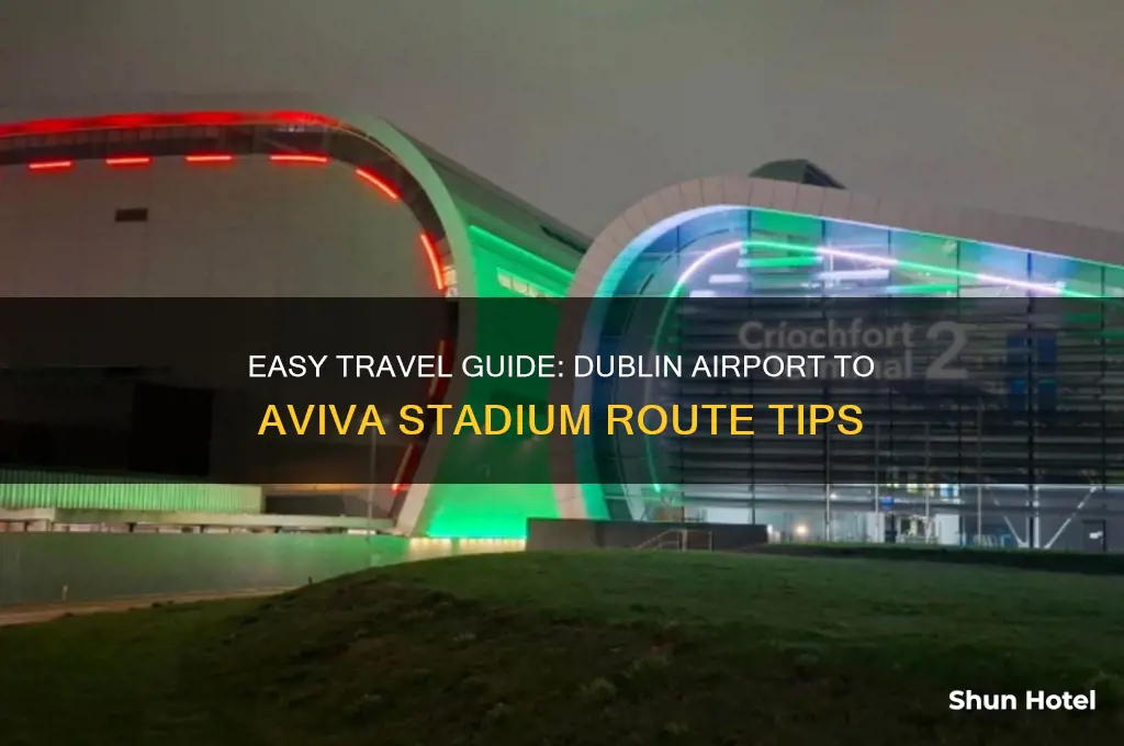 how to get to aviva stadium from dublin airport