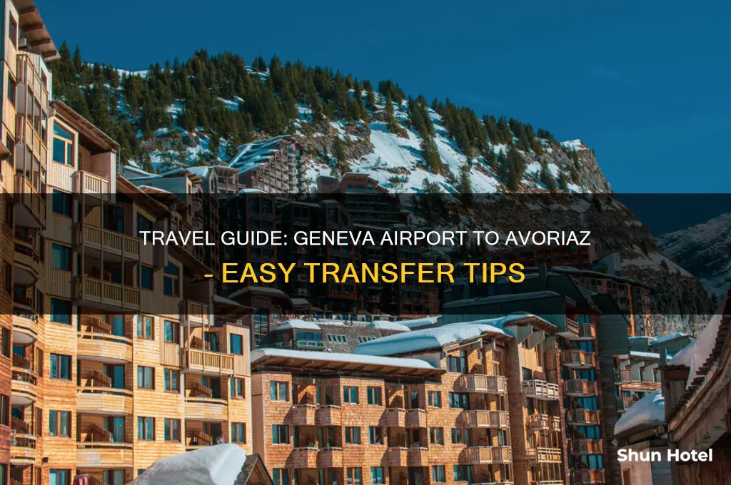 how to get to avoriaz from geneva airport
