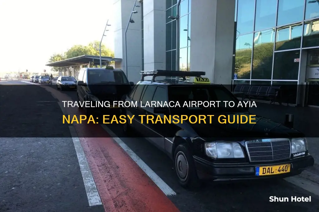 how to get to ayia napa from larnaca airport