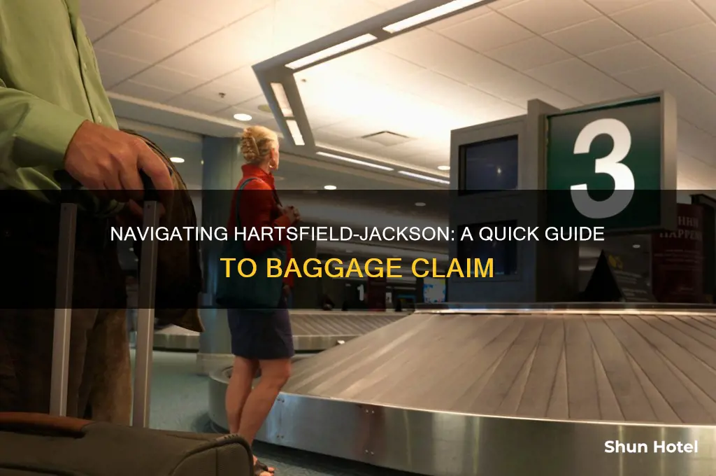 how to get to baggage claim at hartsfield-jackson international airport