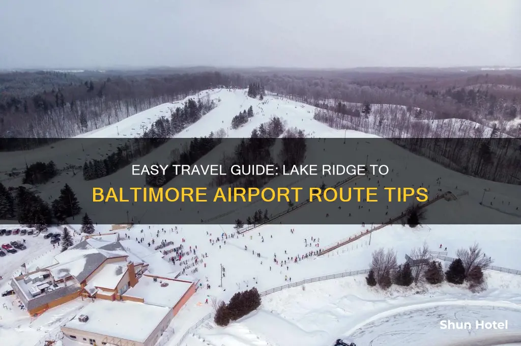how to get to baltimore airport from lake ridge