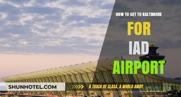 Traveling from IAD Airport to Baltimore: Easy Transportation Options