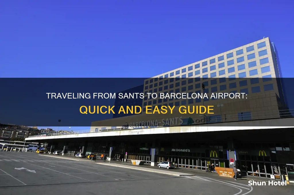 how to get to barcelona airport from sants