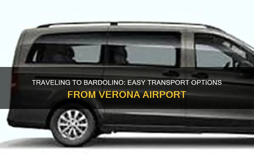 how to get to bardolino from verona airport
