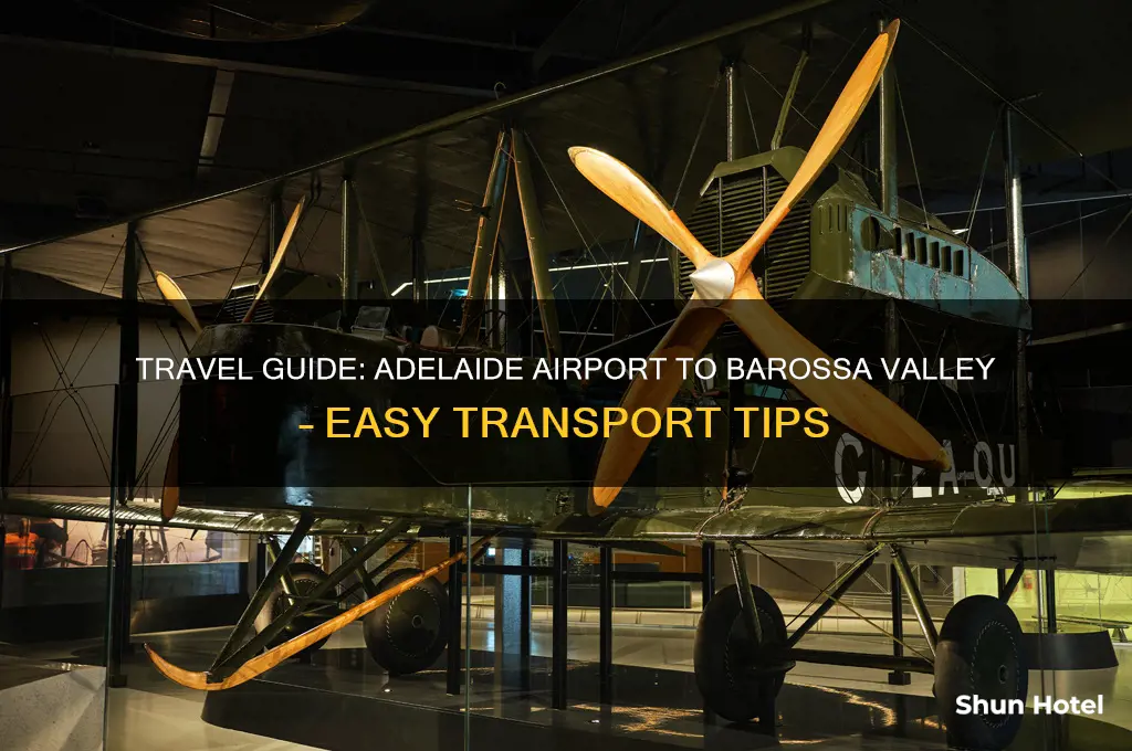 how to get to barossa from adelaide airport