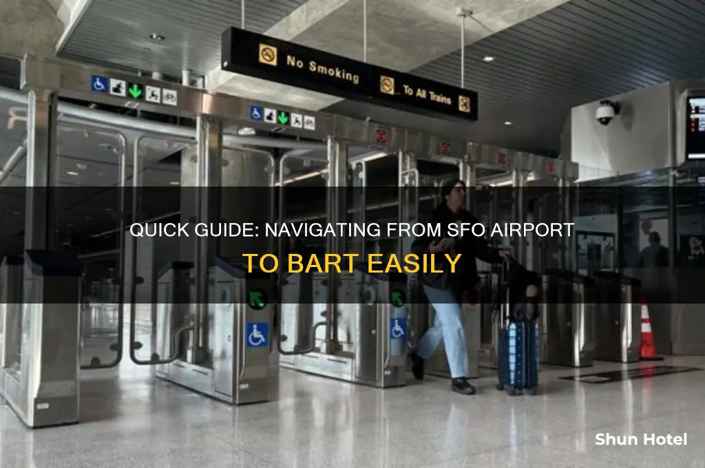 how to get to bart from sfo airport