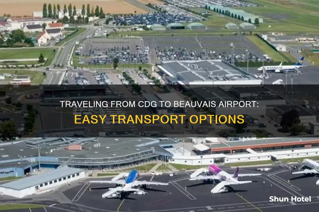 how to get to beauvais airport from cdg