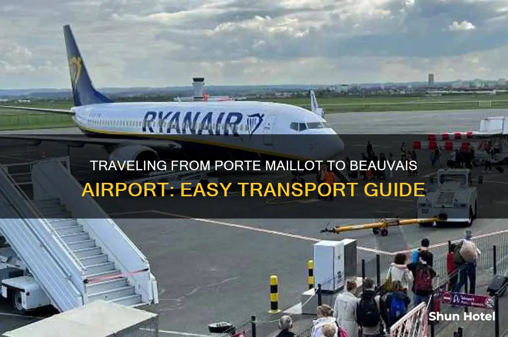 how to get to beauvais airport from porte maillot
