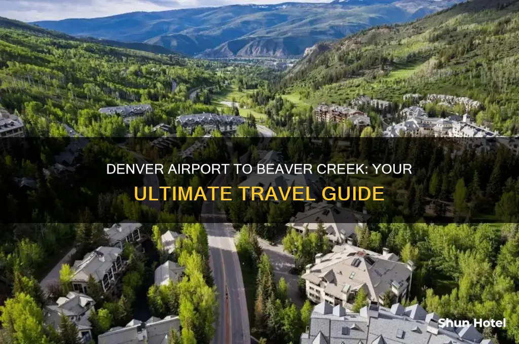 how to get to beaver creek from denver airport