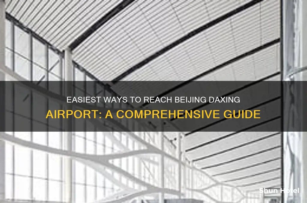 how to get to beijing daxing airport