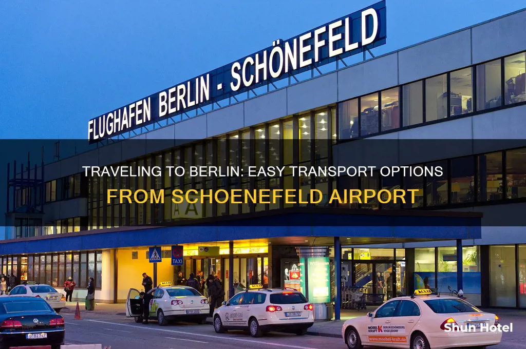 how to get to berlin from schoenefeld airport