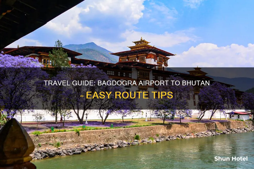 how to get to bhutan from bagdogra airport
