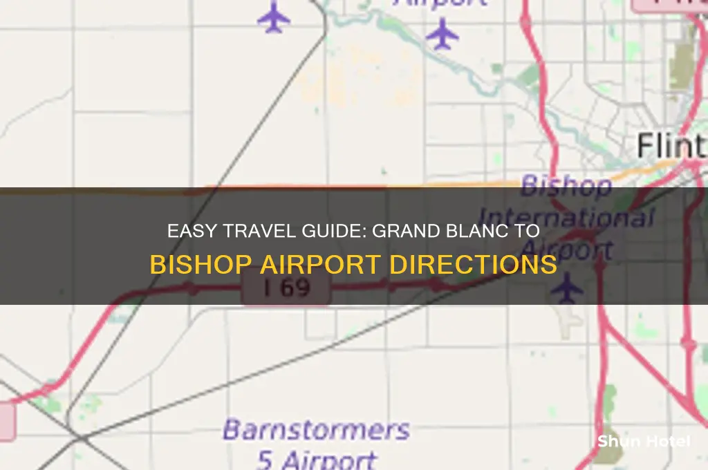how to get to bishop airport from grand blanc