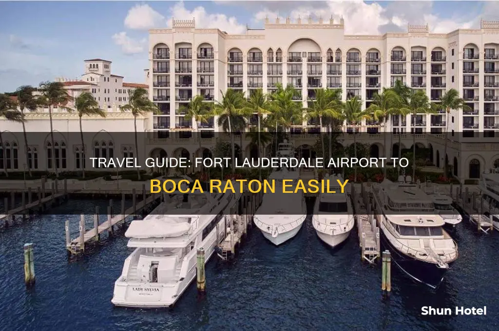 how to get to boca raton from fort lauderdale airport