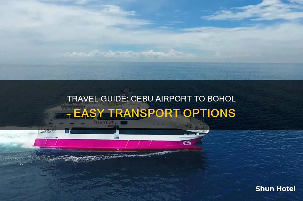 how to get to bohol from cebu airport