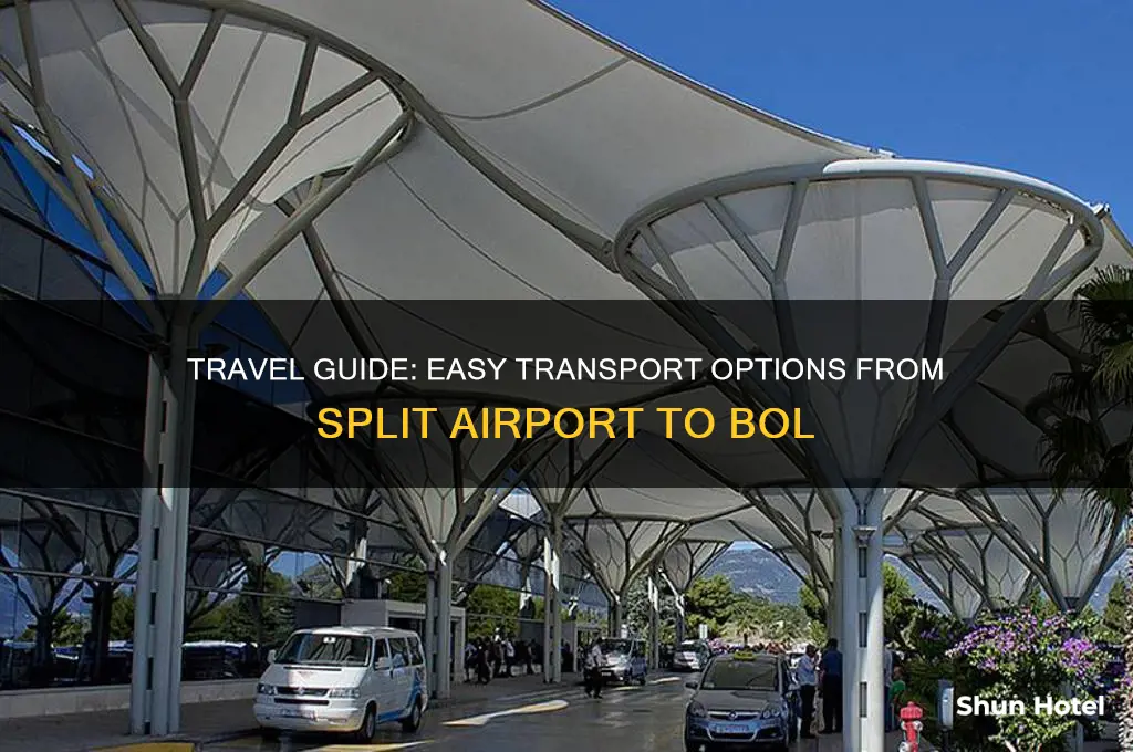 how to get to bol from split airport
