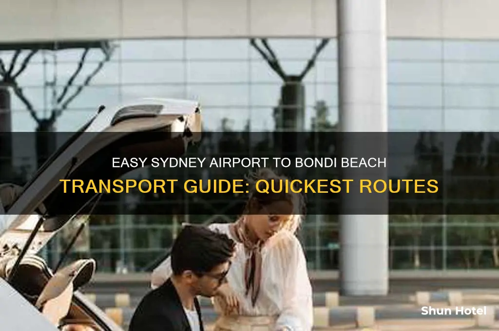 how to get to bondi beach from sydney airport
