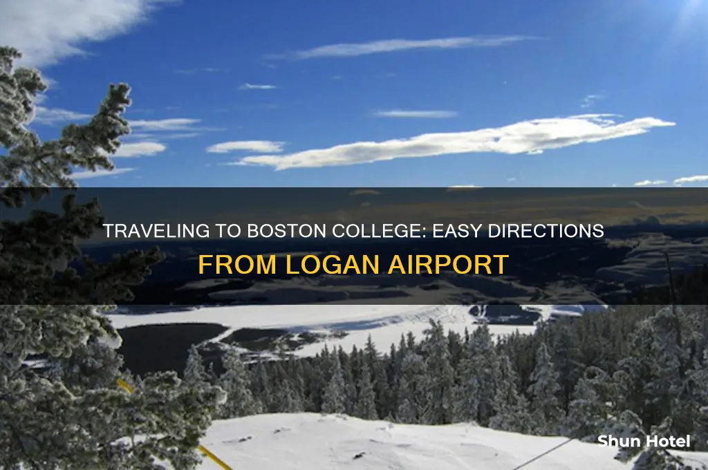 how to get to boston college from logan airport