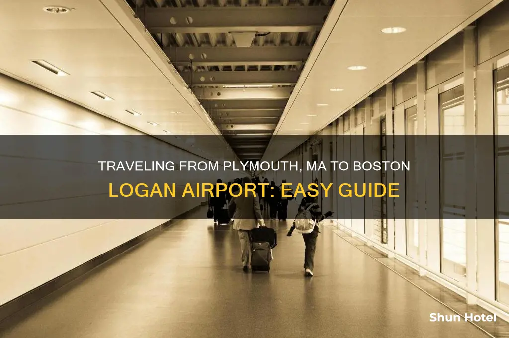 how to get to boston ligan airport from plymouth mass
