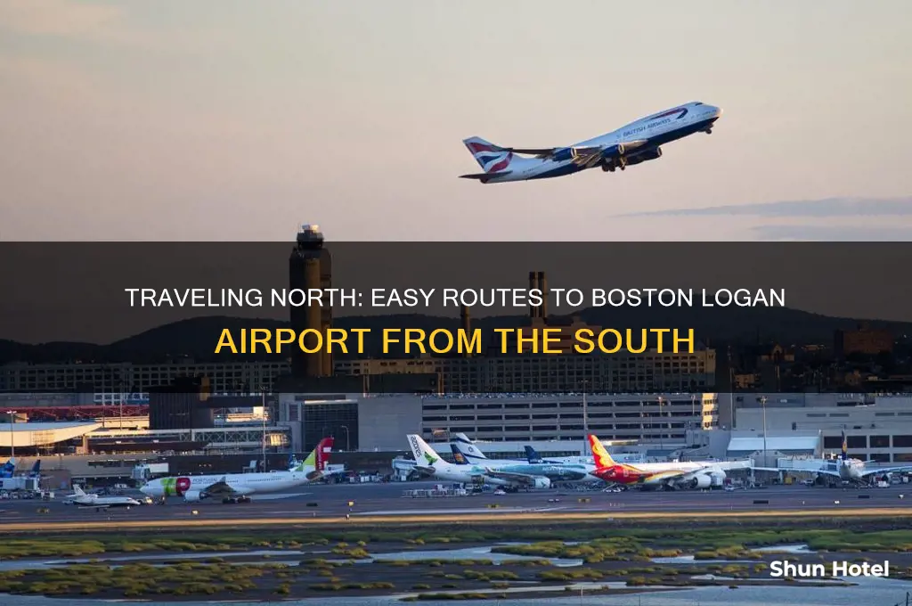 how to get to boston ligan airport from points south