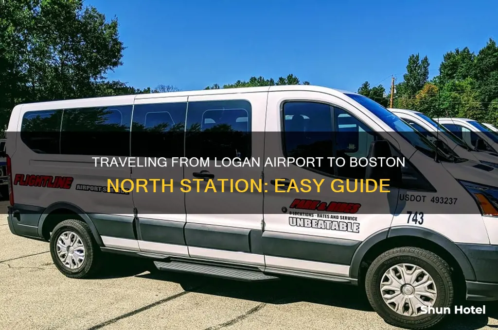 how to get to boston north station from logan airport