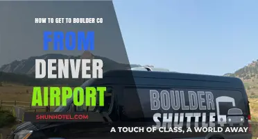 Easy Travel Guide: Denver Airport to Boulder, CO
