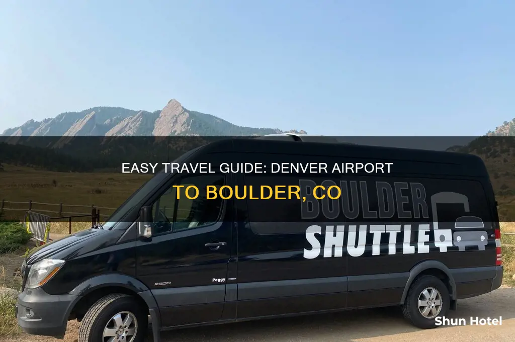 how to get to boulder co from denver airport