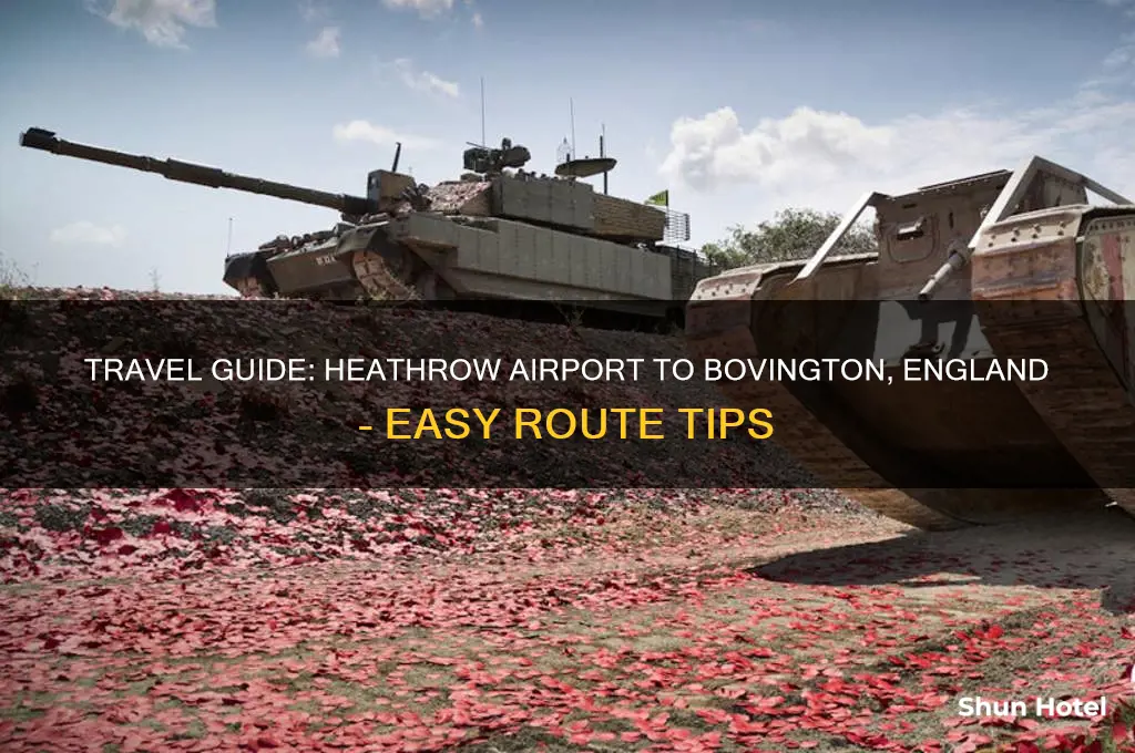 how to get to bovington england from heathrow airport