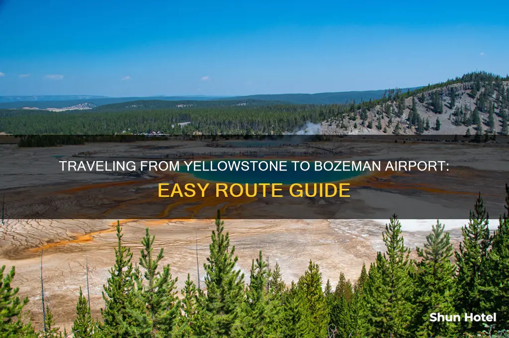 how to get to bozeman airport from yellowstone