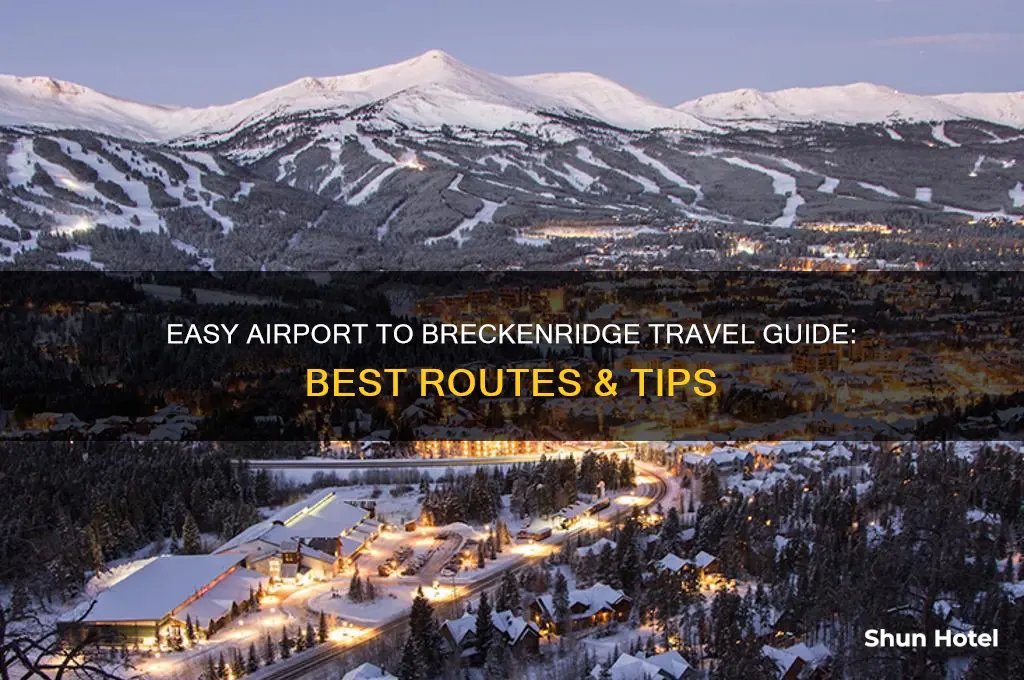 how to get to breckenridge from airport