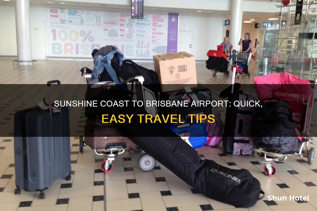 how to get to brisbane airport from sunshine coast