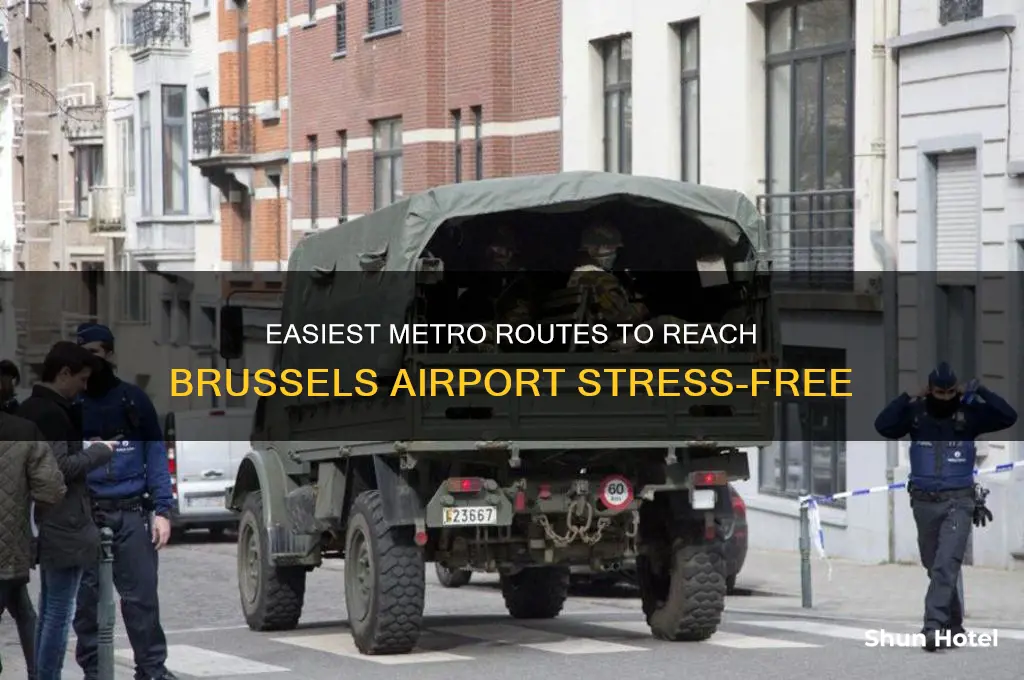 how to get to brussels airport by metro