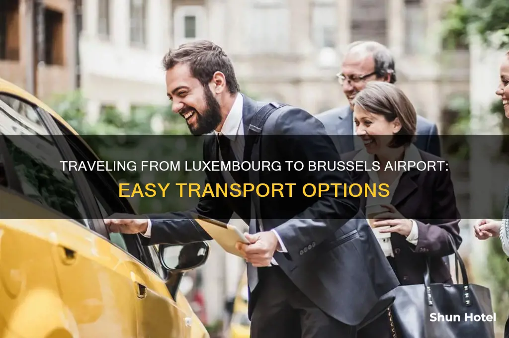how to get to brussels airport from luxembourg