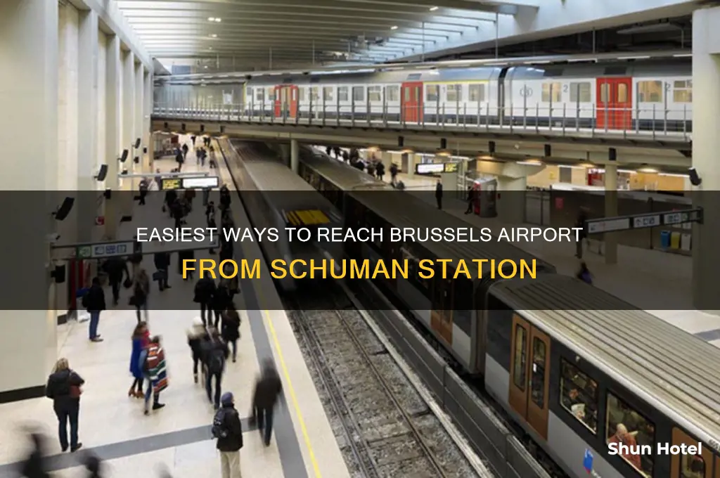 how to get to brussels airport from schuman