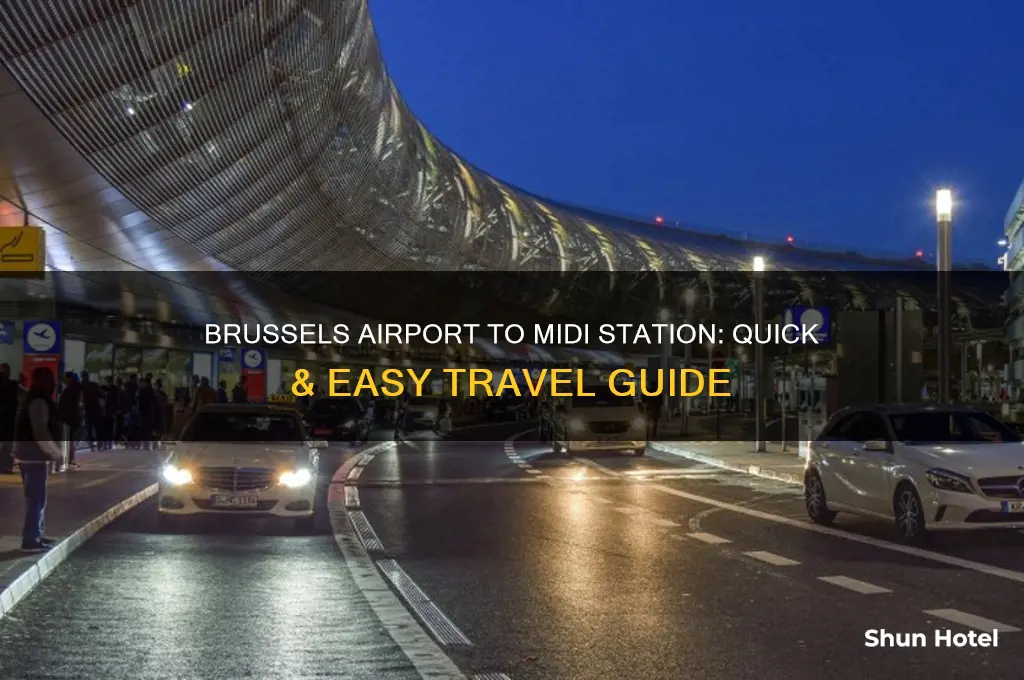 how to get to brussels midi from brussels airport