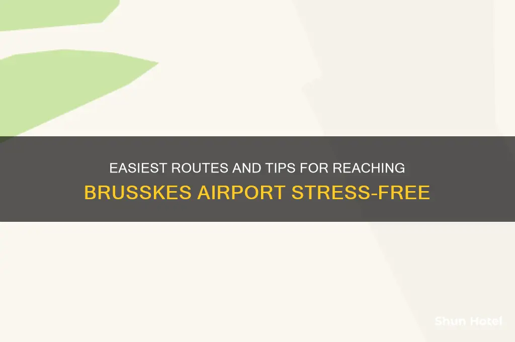 how to get to brusskes airport