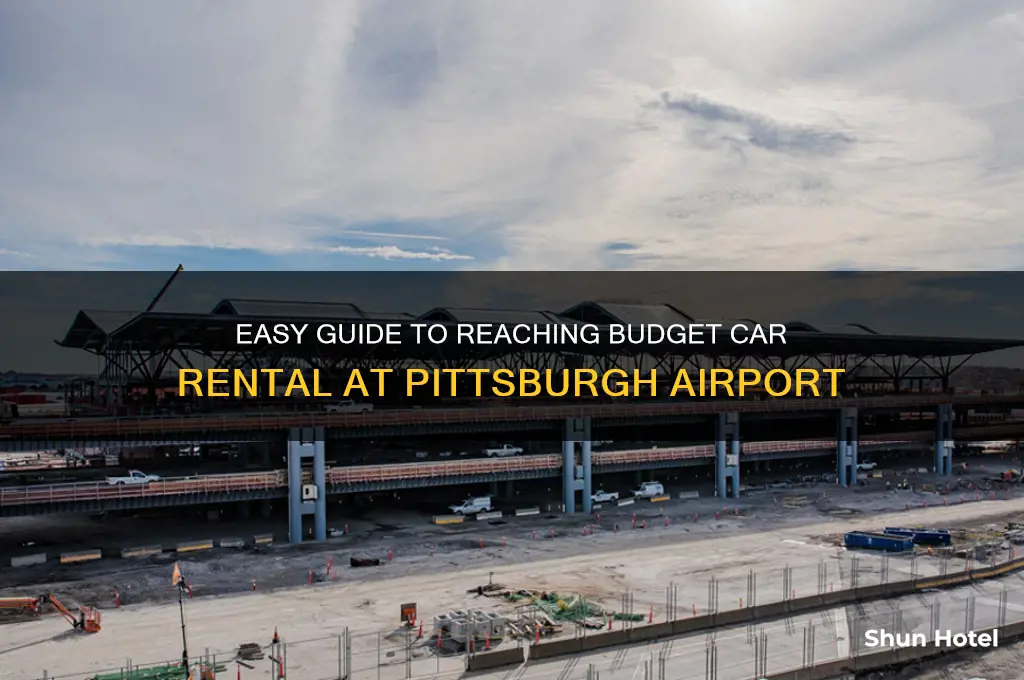 how to get to budget car rental pittsburgh international airport