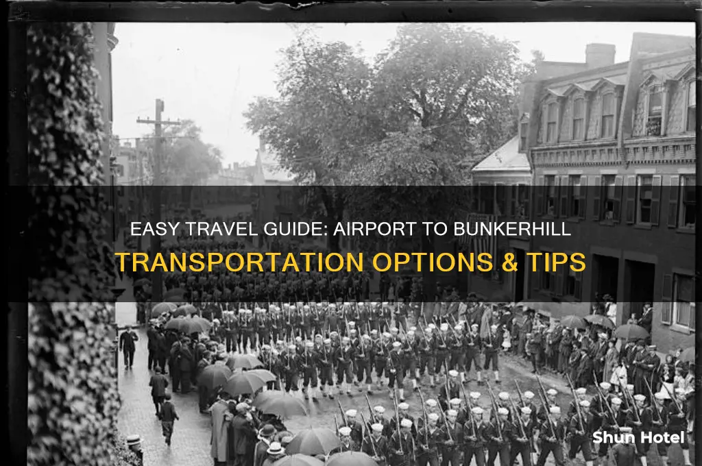 how to get to bunkerhill from airport