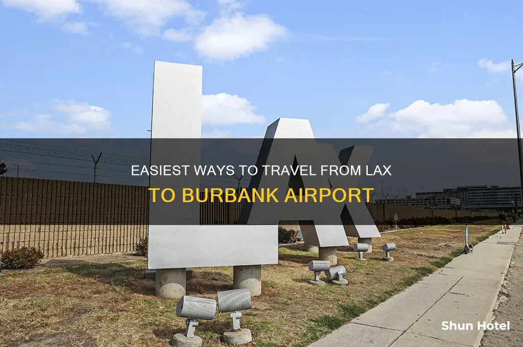 how to get to burbank airport from lax