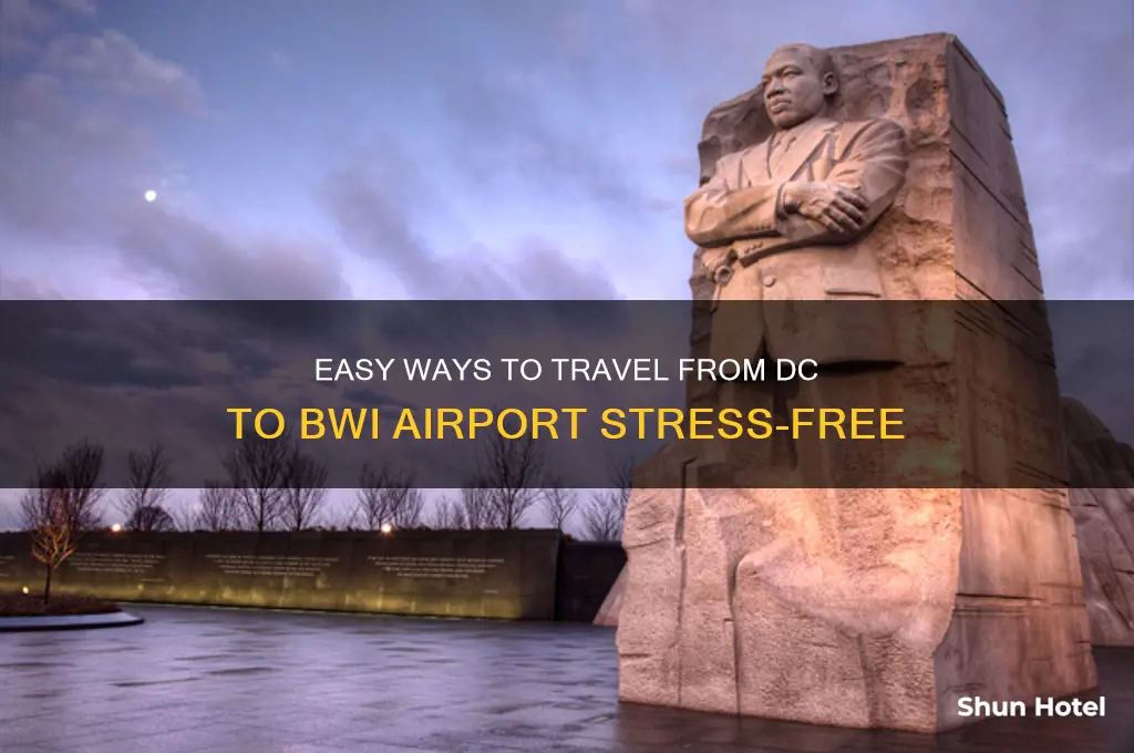 how to get to bwi airport from dc